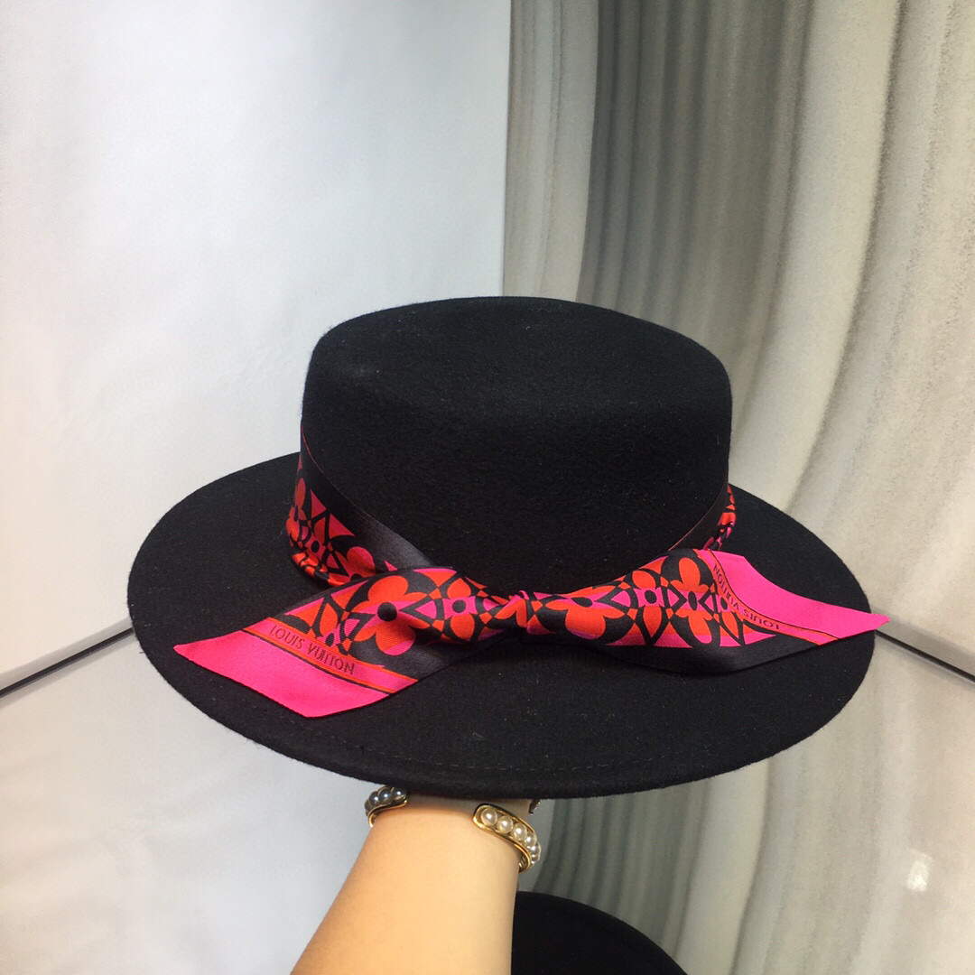 LV L60021 Louis Vuitton Hats Designer LV Cap Sun Hat Black