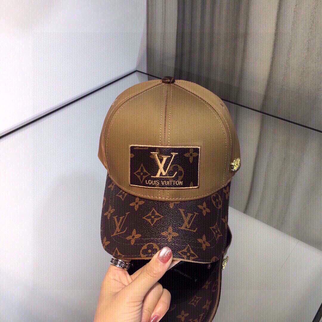 LV L60024 Louis Vuitton Hats Designer LV Cap Sun Hat Brown