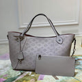 Louis Vuitton Hina MM Mahina LV M53140 Bag M57535 Gray
