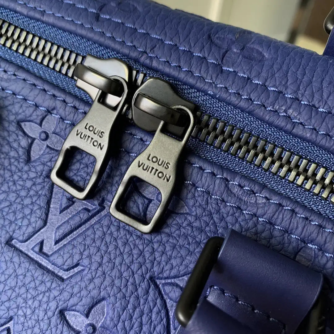Louis Vuitton Keepall Bandouliere 35 Bag LV M11691 Blue