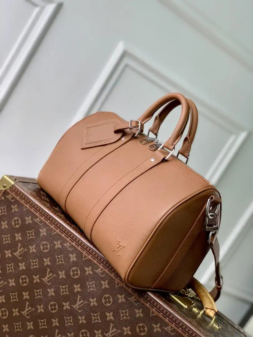 Louis Vuitton Keepall Bandouliere 35 Bag LV M25980 Brown