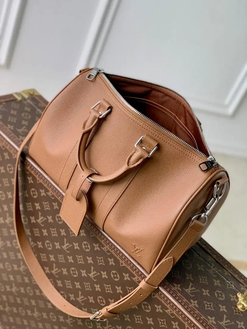 Louis Vuitton Keepall Bandouliere 35 Bag LV M25980 Brown