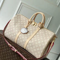 Louis Vuitton Keepall Bandouliere 45 Bag LV M25787 Meowgram coated canvas