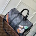 Louis Vuitton Keepall Bandouliere 45 Mon Monogram Bag LV P01949 Monogram Eclipse