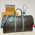 Louis Vuitton Keepall Bandouliere 50 Bag LV M12630 Monogram Green
