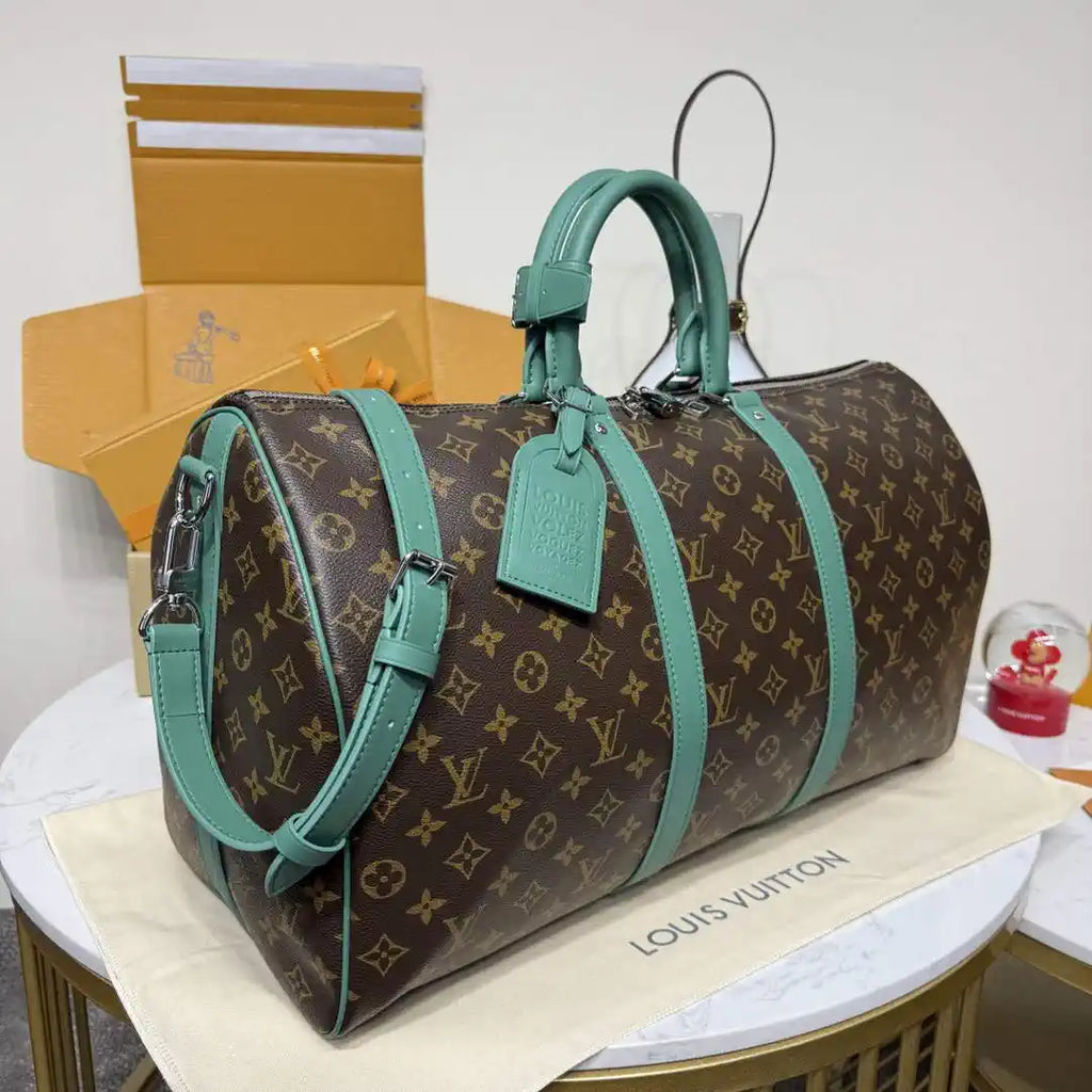 Louis Vuitton Keepall Bandouliere 50 Bag LV M12630 Monogram Green