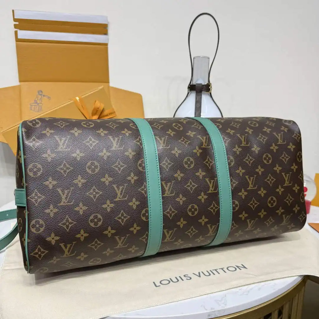 Louis Vuitton Keepall Bandouliere 50 Bag LV M12630 Monogram Green