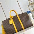 Louis Vuitton Keepall Bandouliere 50 Bag LV M12634 Monogram Yellow