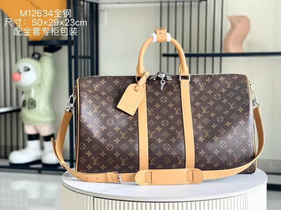 Louis Vuitton Keepall Bandouliere 50 Bag LV M12634 Monogram