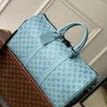 Louis Vuitton Keepall Bandouliere 50 Bag LV M14842 Ligth Blue