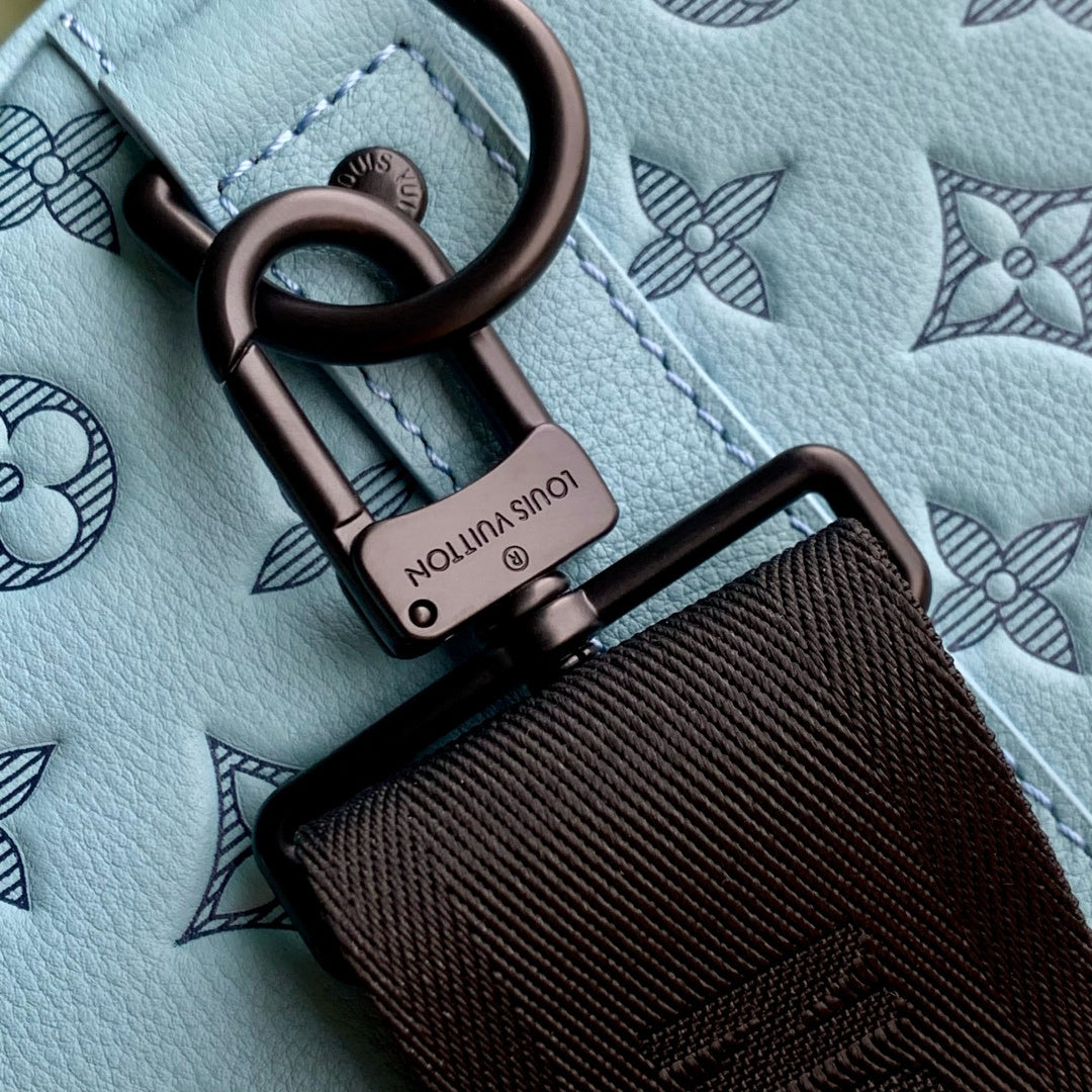 Louis Vuitton Keepall Bandouliere 50 Bag LV M14842 Ligth Blue