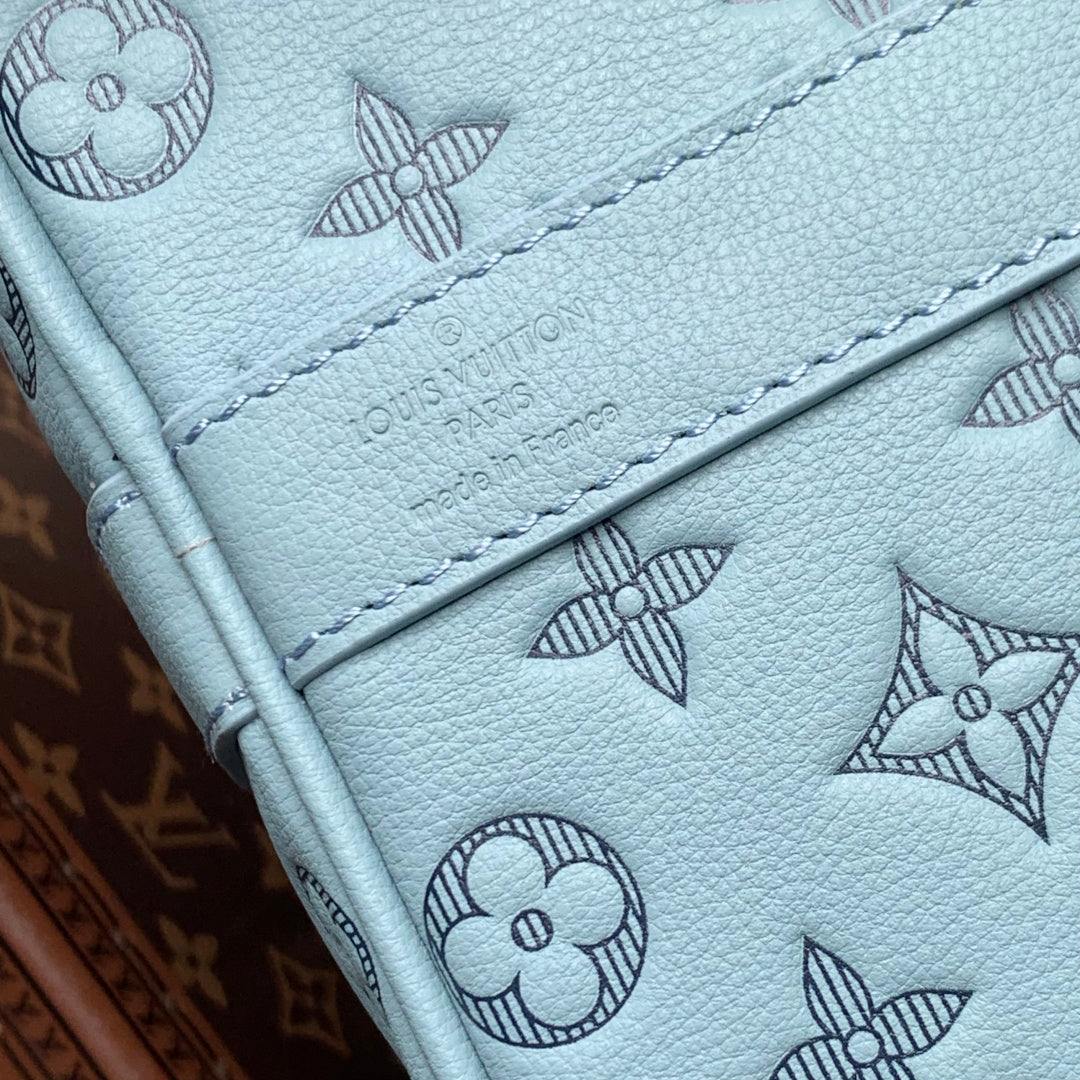 Louis Vuitton Keepall Bandouliere 50 Bag LV M14842 Ligth Blue