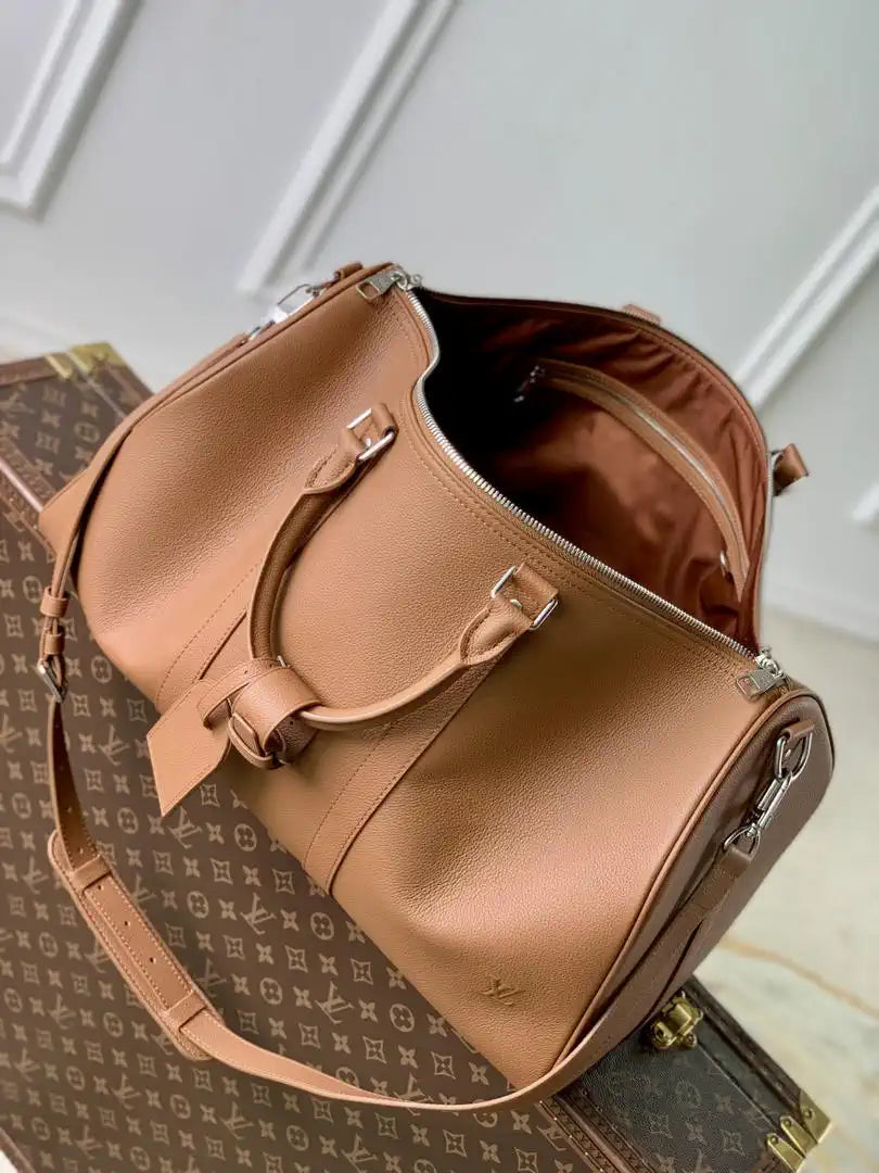 Louis Vuitton Keepall Bandouliere 50 Bag LV M26065 Brown