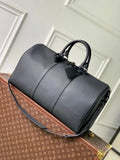 Louis Vuitton Keepall Bandouliere 50 Bag LV M26118 Black