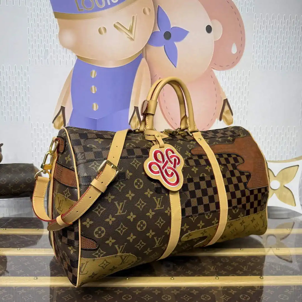 Louis Vuitton Keepall Bandouliere 50 Bag LV M26119 Monogram Brown