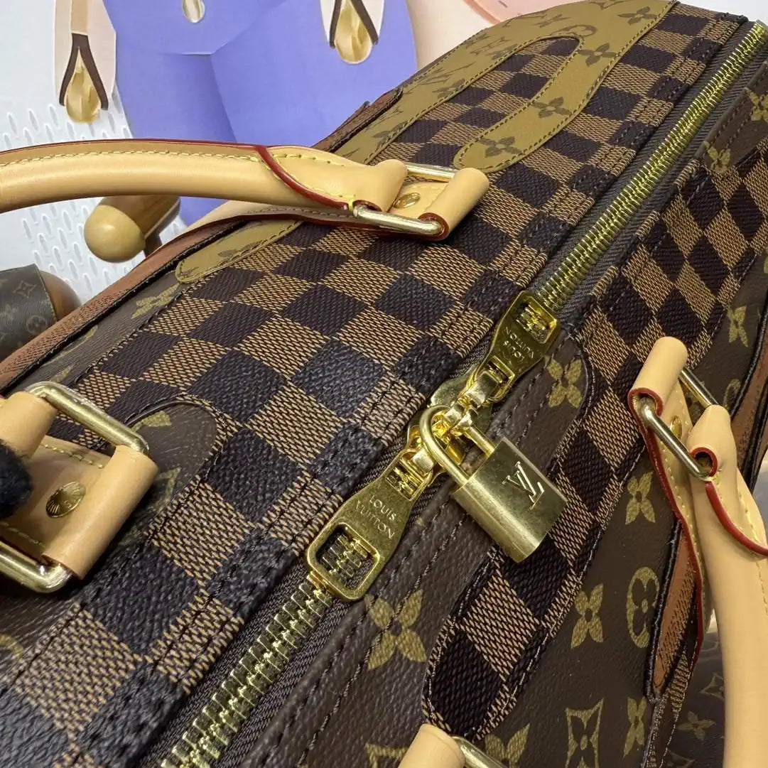 Louis Vuitton Keepall Bandouliere 50 Bag LV M26119 Monogram Brown