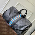 Louis Vuitton Keepall Bandouliere 55 Mon Monogram Bag LV P01951 Monogram Eclipse