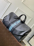 Louis Vuitton Keepall Bandouliere 55 Mon Monogram Bag LV P01951 Monogram Eclipse