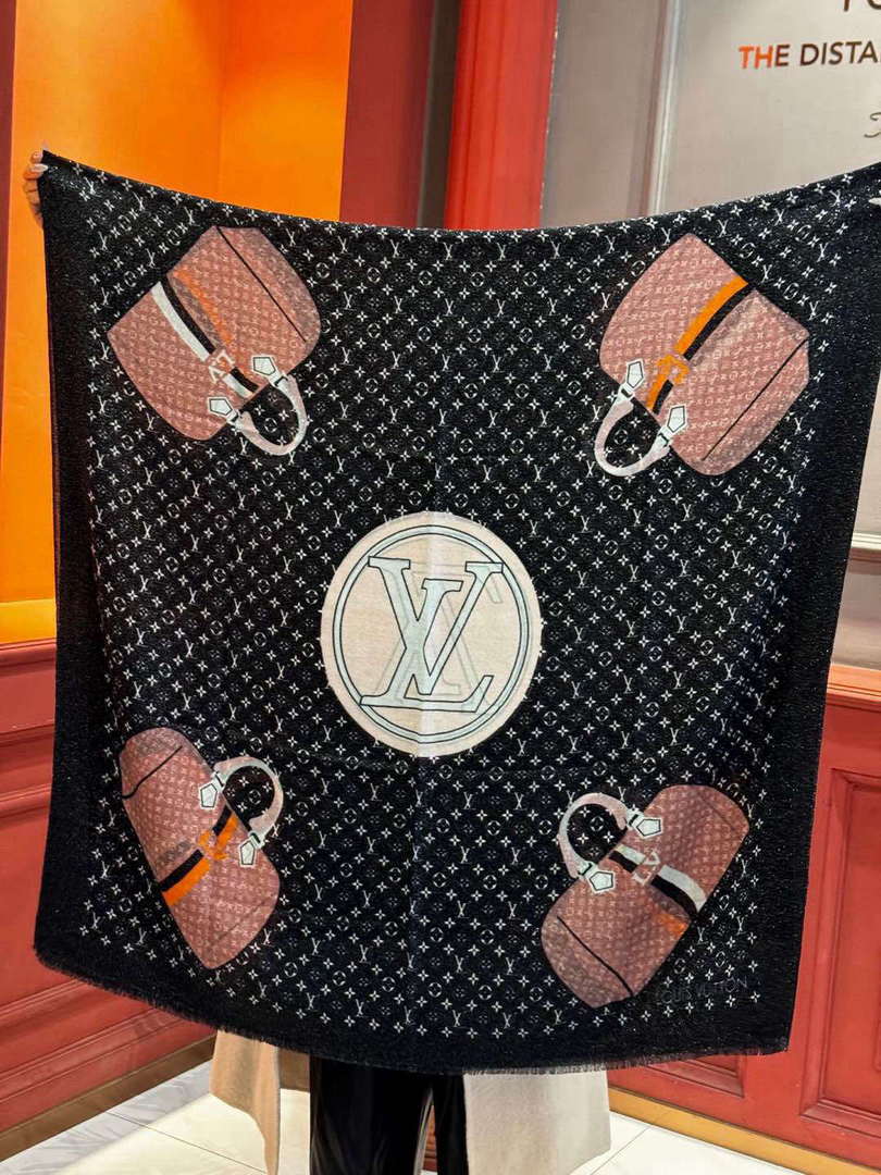 Louis Vuitton Limited Series Popular Cashmere Scarf L60353