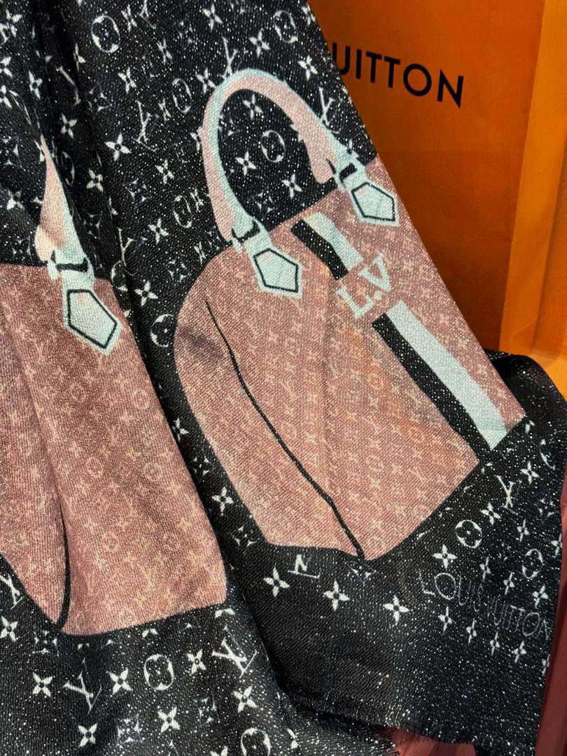 Louis Vuitton Limited Series Popular Cashmere Scarf L60353