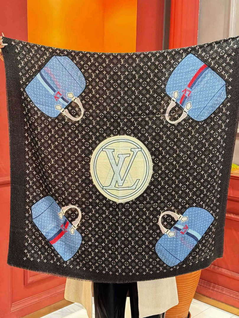 Louis Vuitton Limited Series Popular Cashmere Scarf L60354