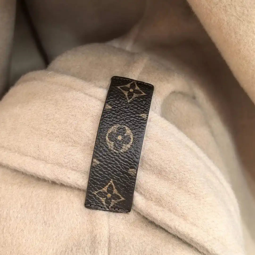 Louis Vuitton LV 1A4PE6 Short Hooded Wrap Coat L55766