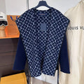 Louis Vuitton LV 1A4PE6 Short Hooded Wrap Coat L55767