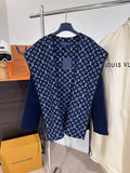 Louis Vuitton LV 1A4PE6 Short Hooded Wrap Coat L55767
