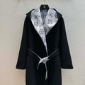 Louis Vuitton LV 1A9LDF Women's Reversible Mahina Monogram Wrap Coat L55745 - S - View 1