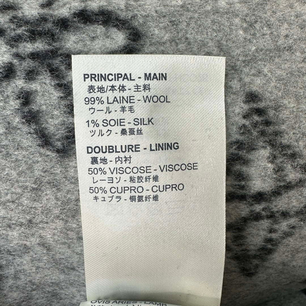 Louis Vuitton LV 1A9LDF Women's Reversible Mahina Monogram Wrap Coat L55745