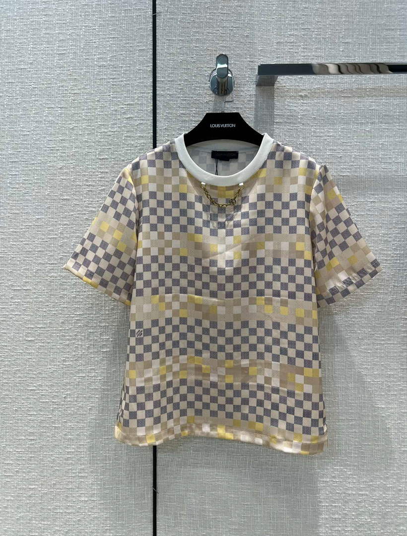 Louis Vuitton LV 1A9XPQ Pixel Damier T-shirt L88036