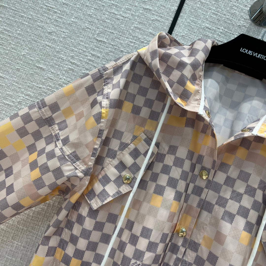 Louis Vuitton LV 1AA82V Pixel Damier Parka L88033