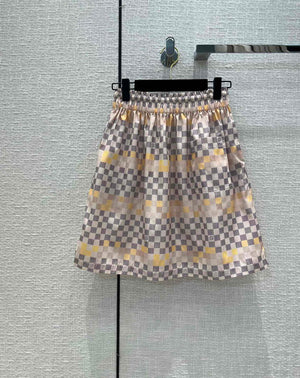 Louis Vuitton LV 1AA833 Pixel Damier Skirt L88035 - 36 - View 8