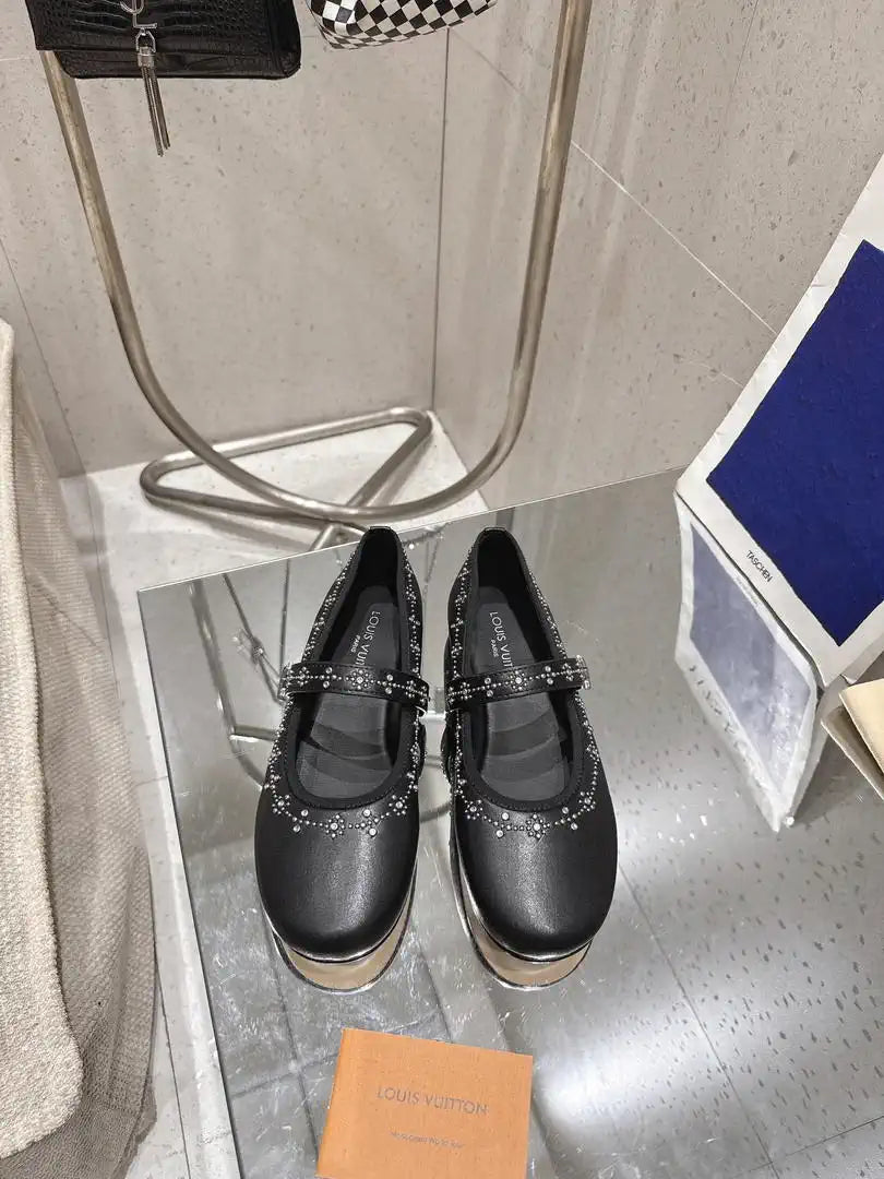 Louis Vuitton LV 1AIBWJ Romy Flat Ballerina Shoes L66310