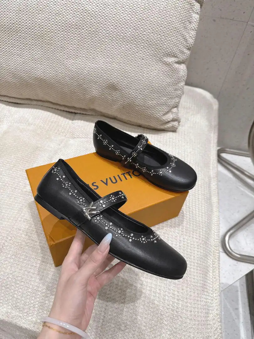 Louis Vuitton LV 1AIBWJ Romy Flat Ballerina Shoes L66310