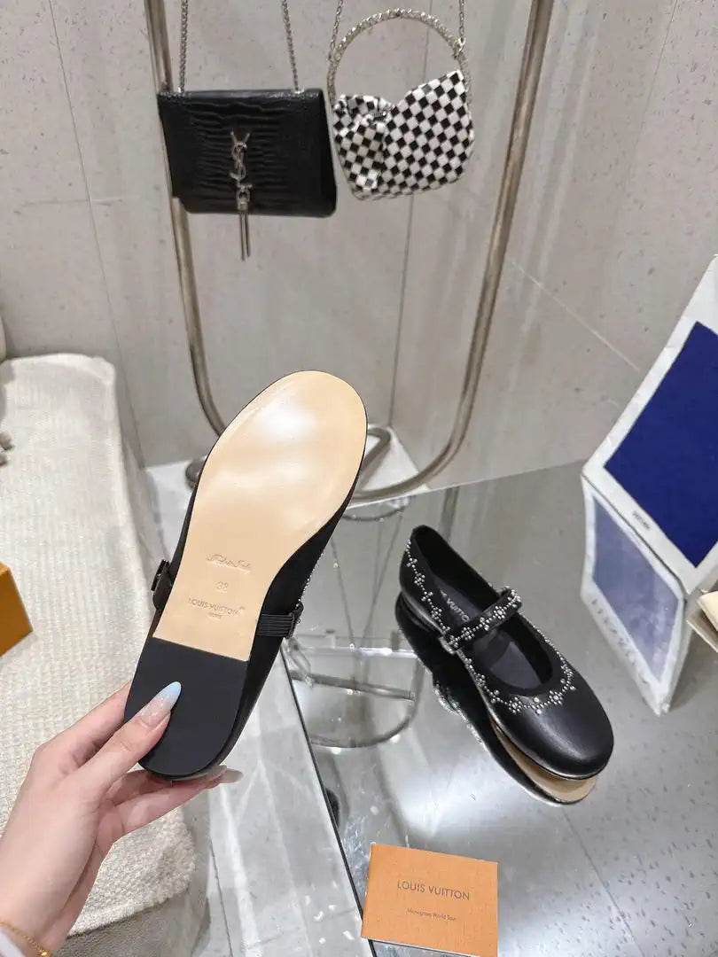 Louis Vuitton LV 1AIBWJ Romy Flat Ballerina Shoes L66310