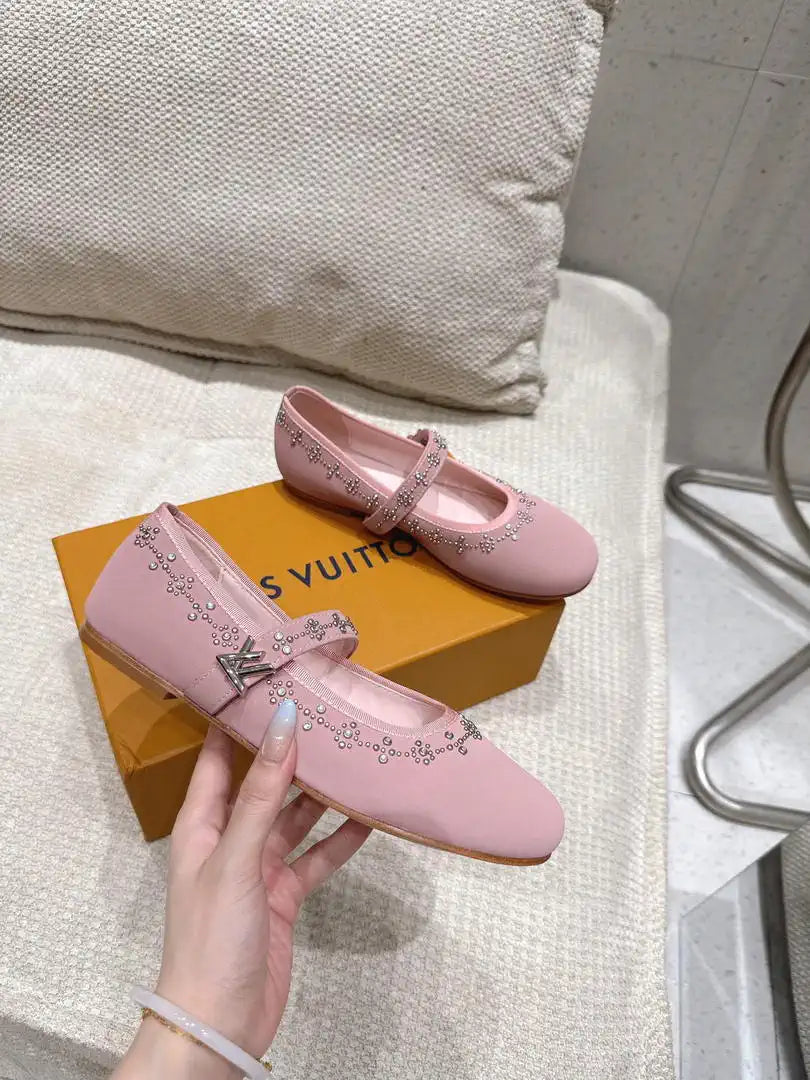 Louis Vuitton LV 1AIBWJ Romy Flat Ballerina Shoes L66311