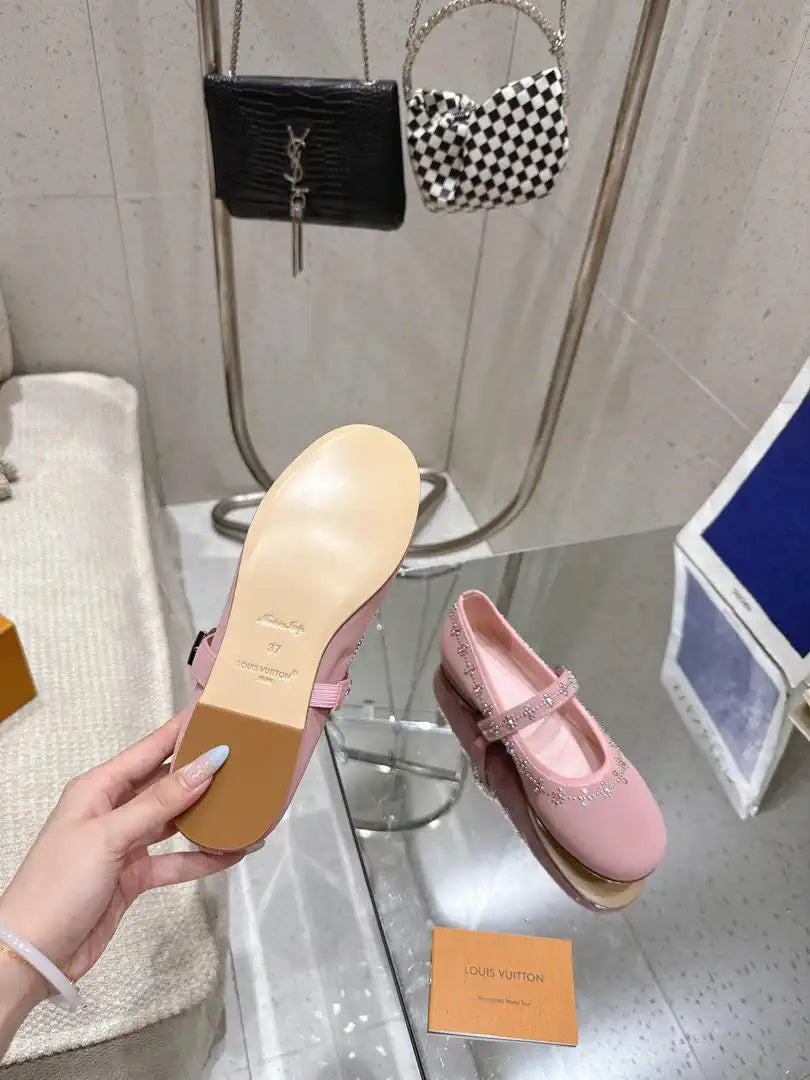 Louis Vuitton LV 1AIBWJ Romy Flat Ballerina Shoes L66311