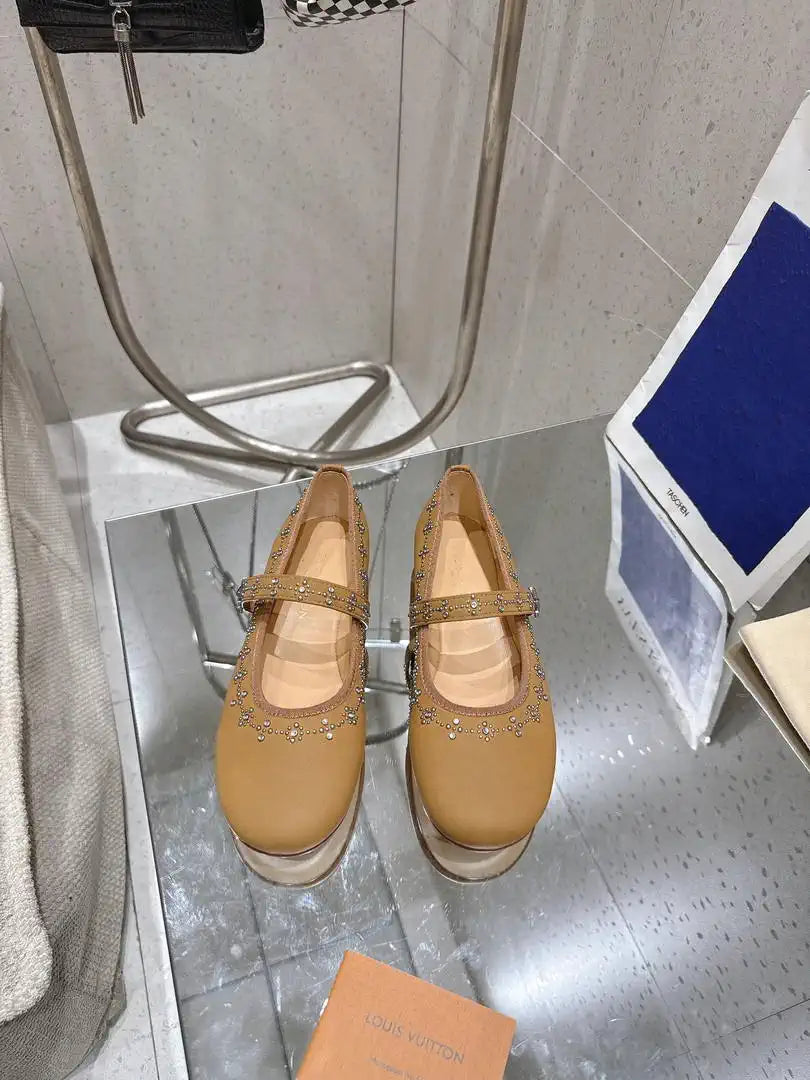 Louis Vuitton LV 1AIBWJ Romy Flat Ballerina Shoes L66312