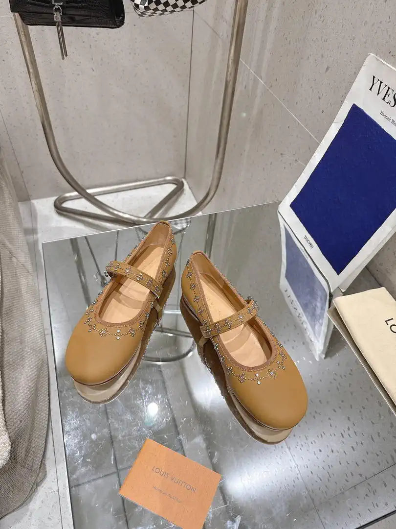 Louis Vuitton LV 1AIBWJ Romy Flat Ballerina Shoes L66312