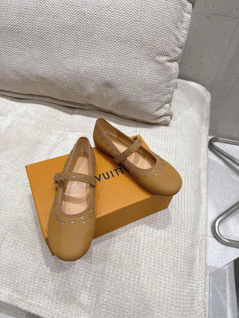 Louis Vuitton LV 1AIBWJ Romy Flat Ballerina Shoes L66312