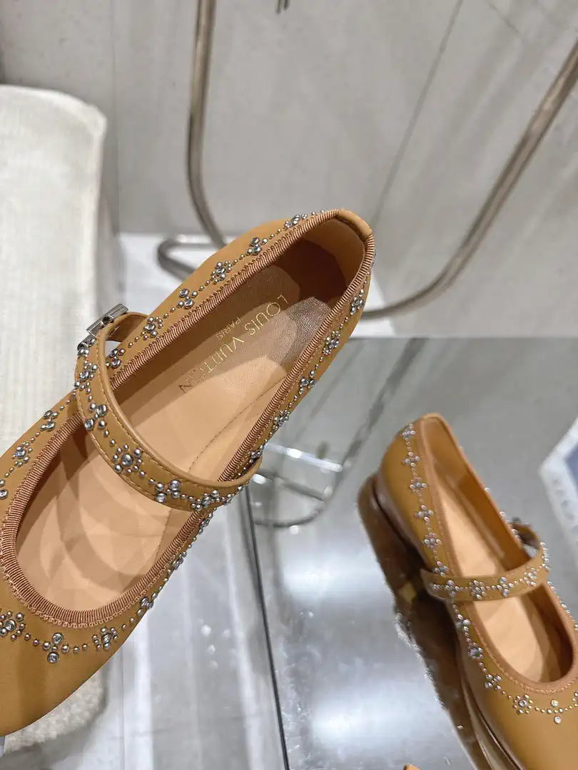 Louis Vuitton LV 1AIBWJ Romy Flat Ballerina Shoes L66312
