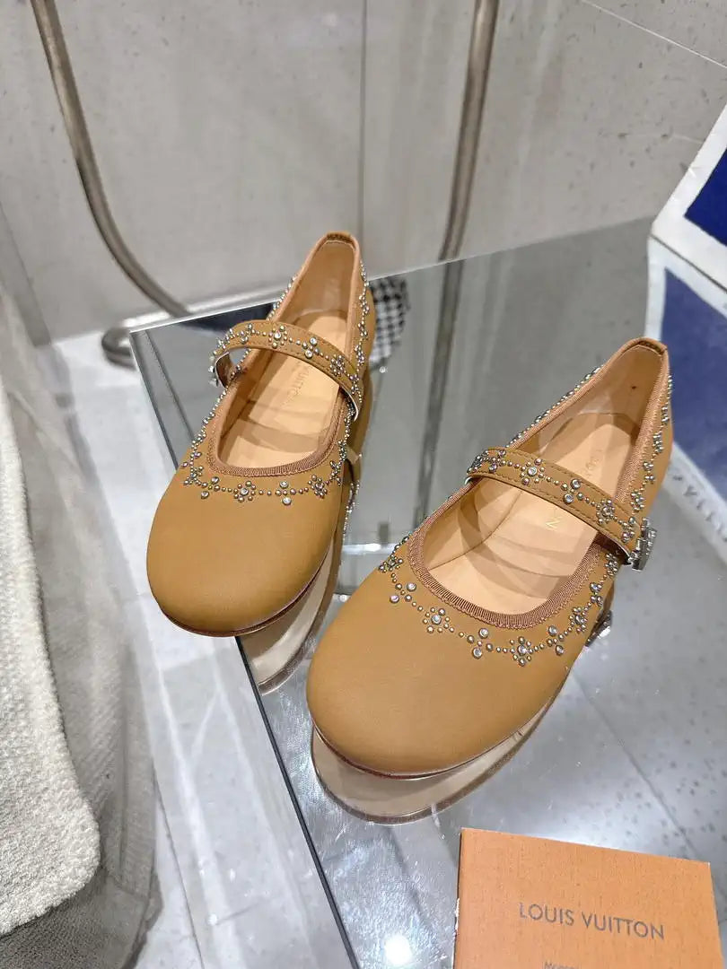 Louis Vuitton LV 1AIBWJ Romy Flat Ballerina Shoes L66312