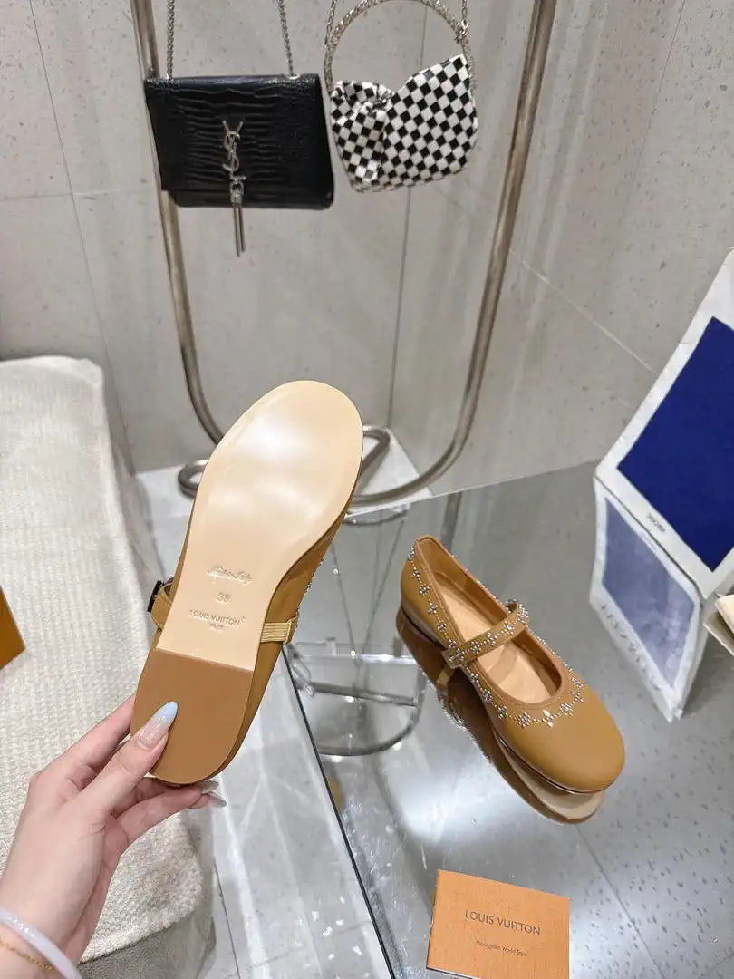 Louis Vuitton LV 1AIBWJ Romy Flat Ballerina Shoes L66312