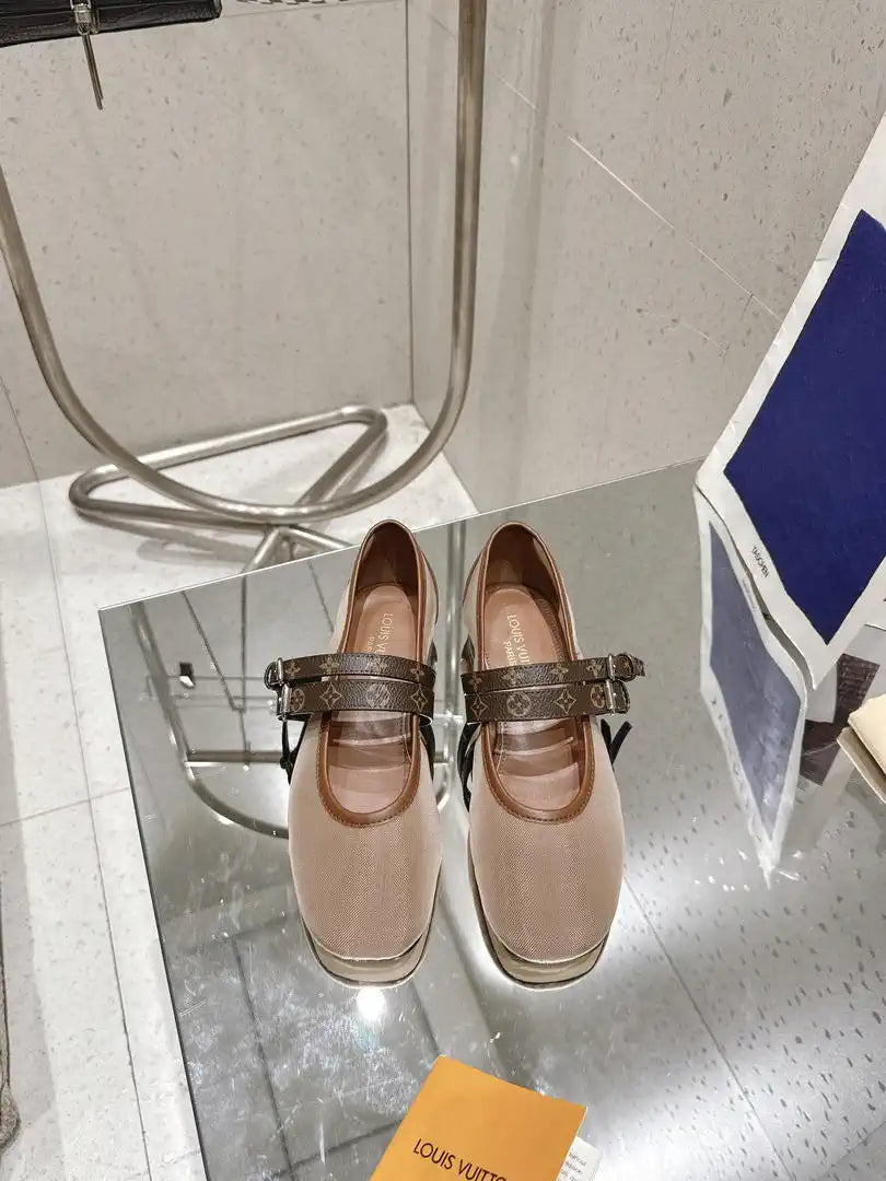 Louis Vuitton LV 1AIBWJ Romy Flat Ballerina Shoes L66315