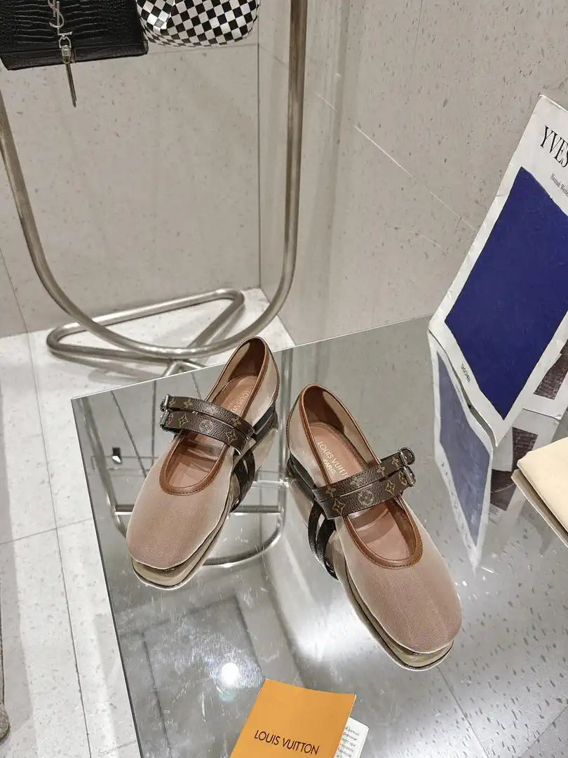 Louis Vuitton LV 1AIBWJ Romy Flat Ballerina Shoes L66315