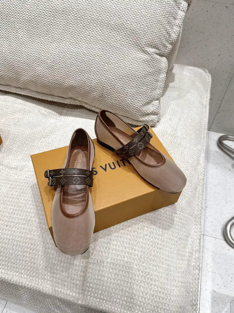 Louis Vuitton LV 1AIBWJ Romy Flat Ballerina Shoes L66315