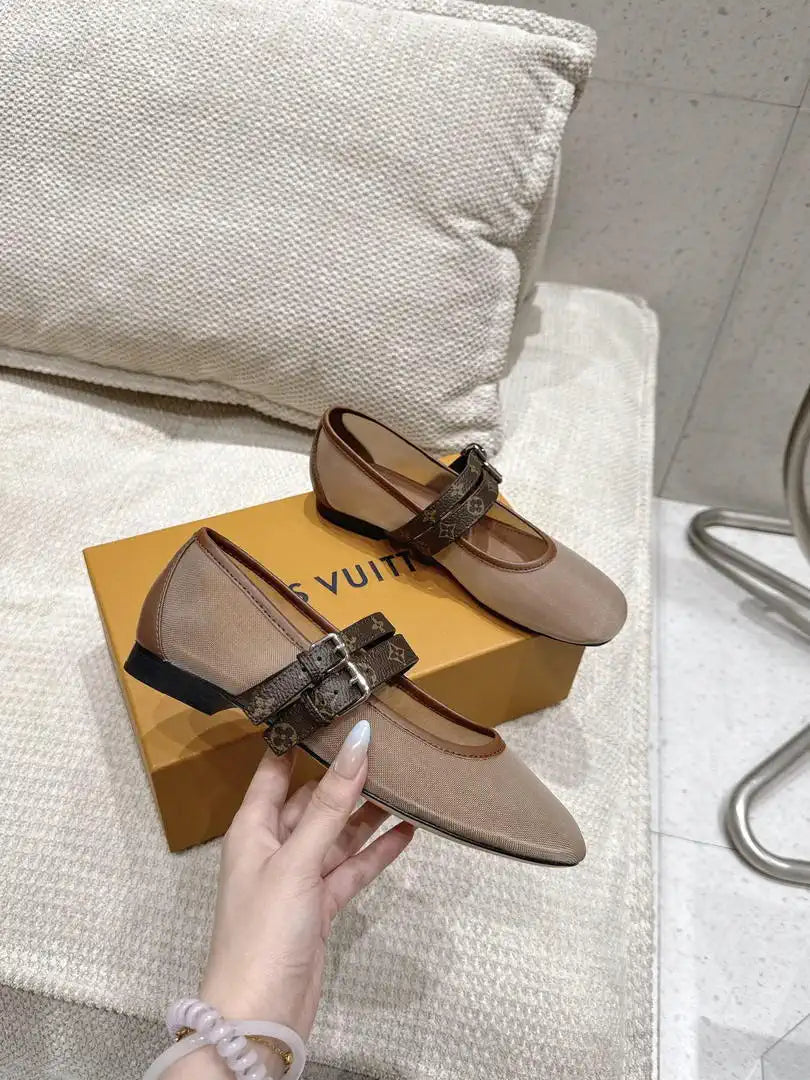 Louis Vuitton LV 1AIBWJ Romy Flat Ballerina Shoes L66315