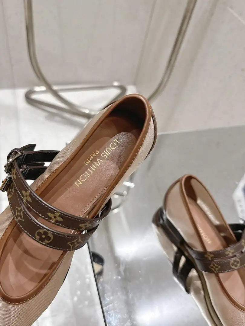 Louis Vuitton LV 1AIBWJ Romy Flat Ballerina Shoes L66315