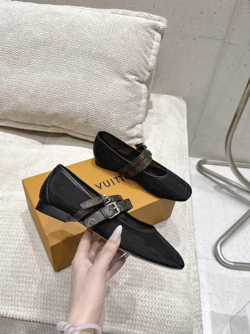 Louis Vuitton LV 1AIBWJ Romy Flat Ballerina Shoes L66316